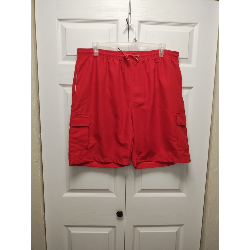 Real Essentials Men's XL 4POCKET RED SHORTS